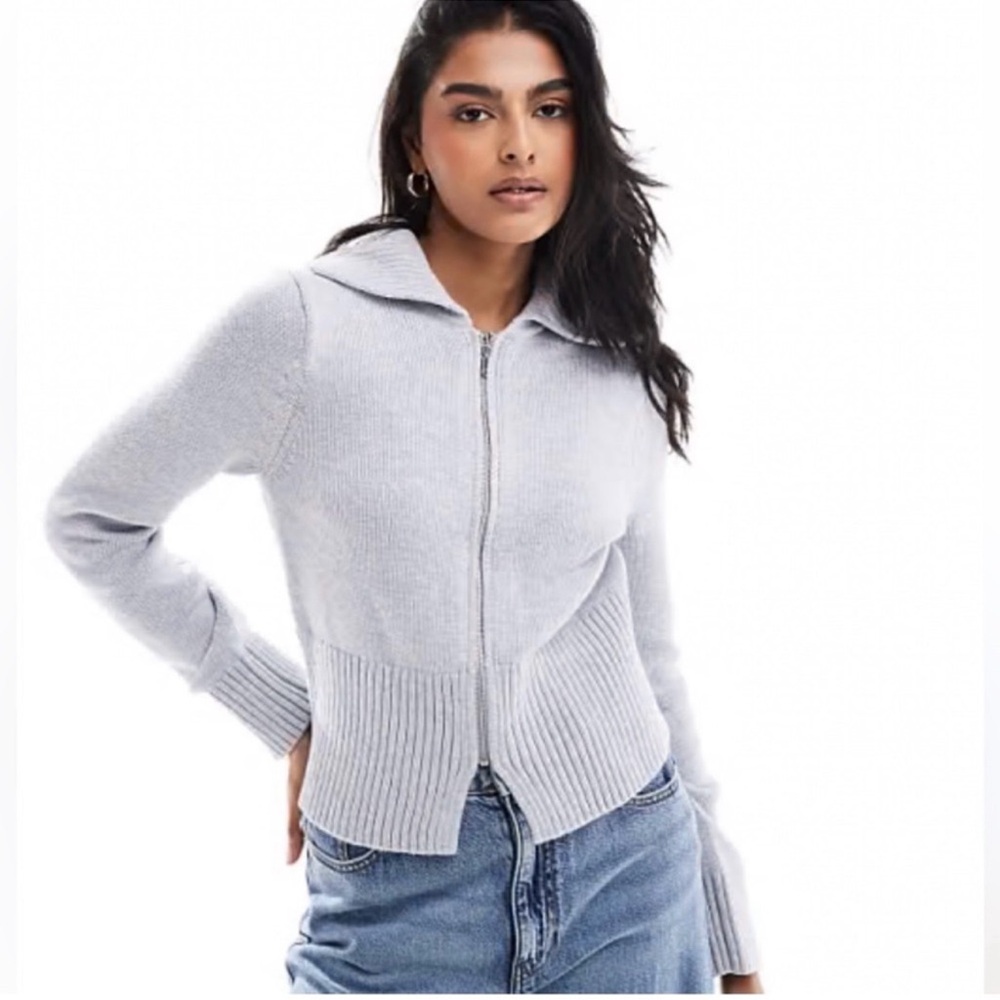 NEW Abercrombie & Fitch Zip-Up Cardigan